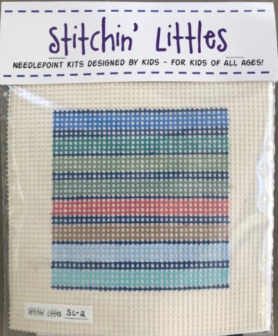 Child's Kit ~ Child's Simply Stripes handpainted Needlepoint