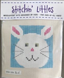 Stitchin' Littles Kits - Complete with HAND PAINTED, 7 mesh canvas ...